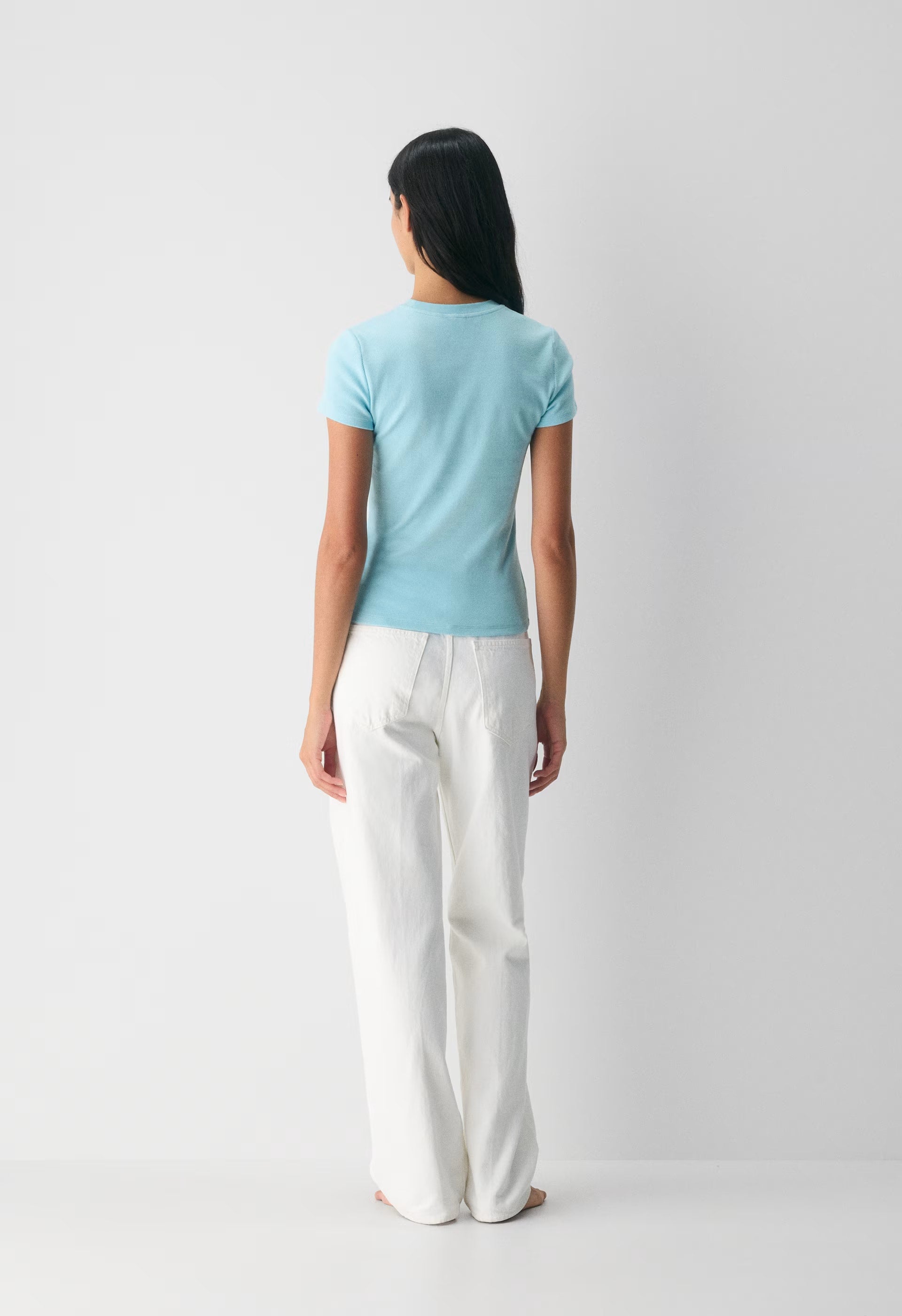 HomeStretch™ Rib Tune T-Shirt - PANORAMA BLUE