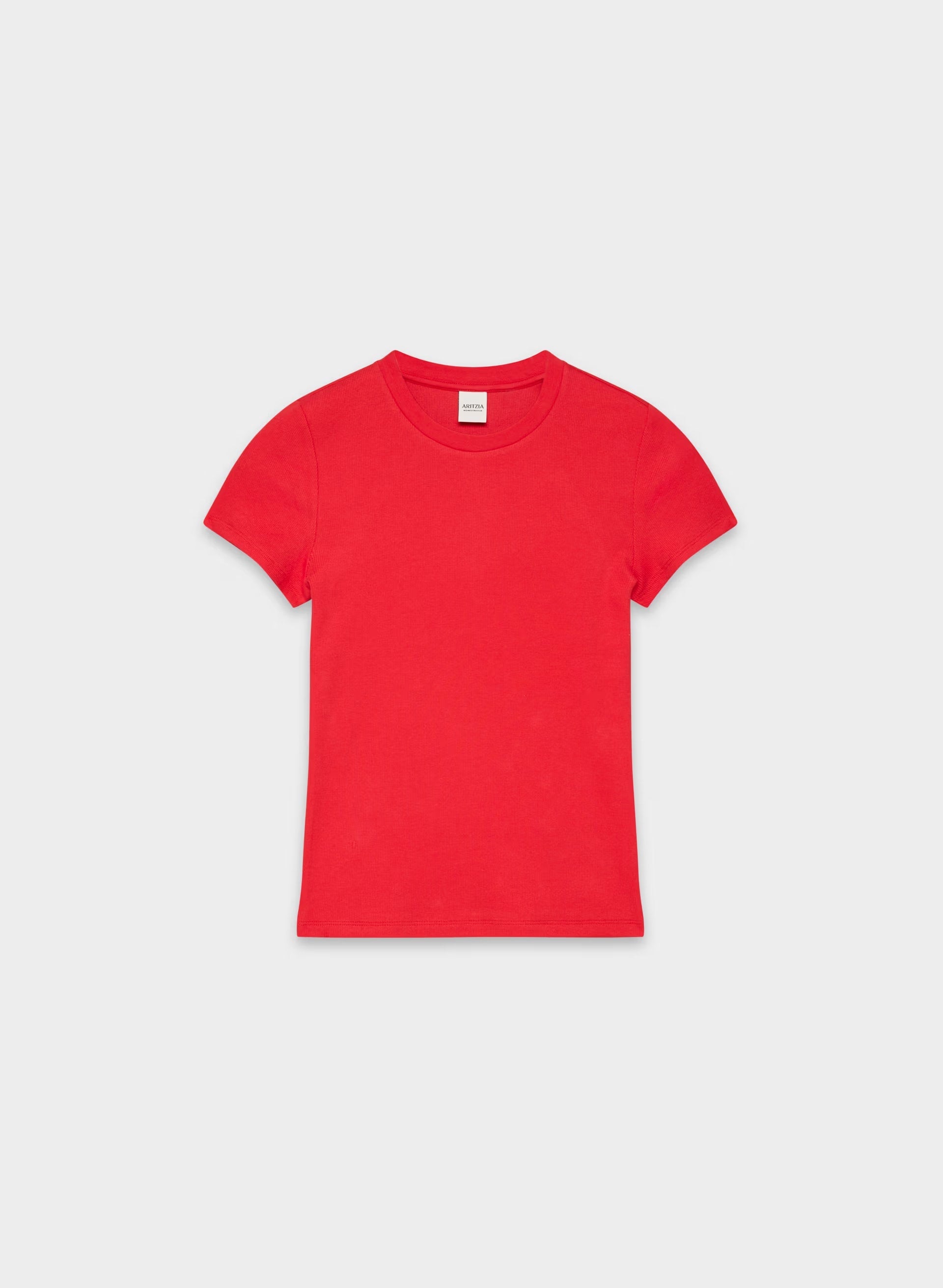 HomeStretch™ Rib Tune T-Shirt - CHERRYBOMB RED