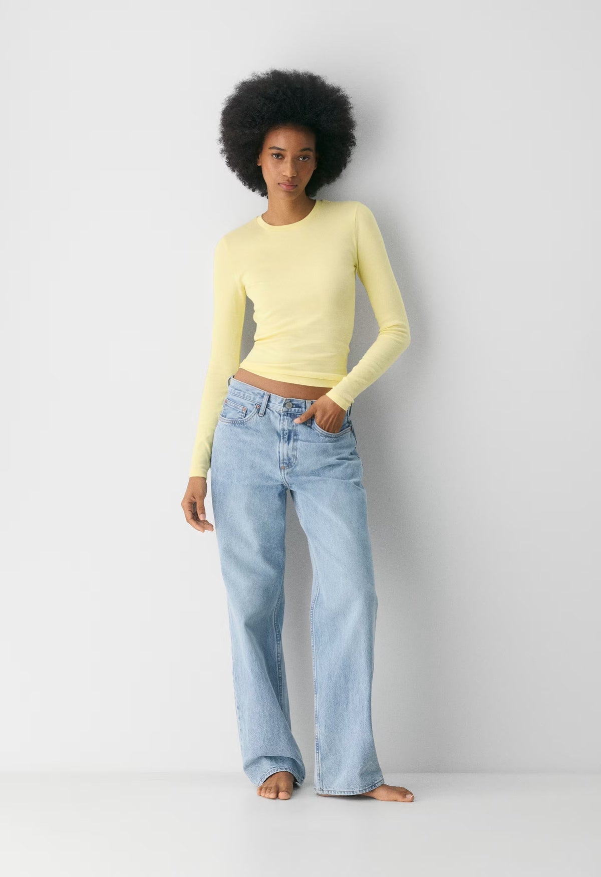 HomeStretch™ Rib Solo Longsleeve - LEMONADE