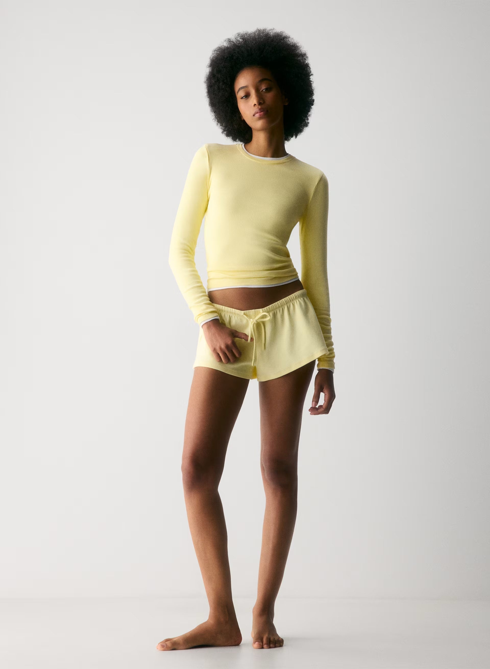 HomeStretch™ Rib Solo Longsleeve - LEMONADE