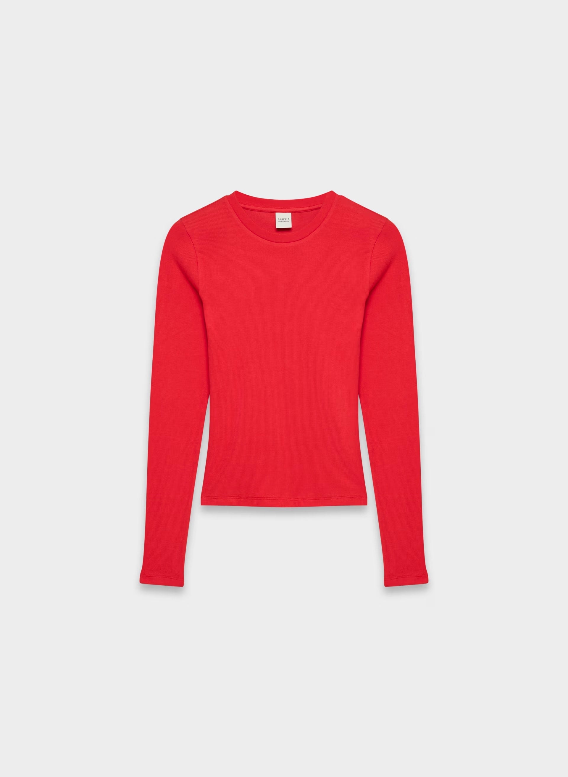 HomeStretch™ Rib Solo Longsleeve - CHERRYBOMB RED