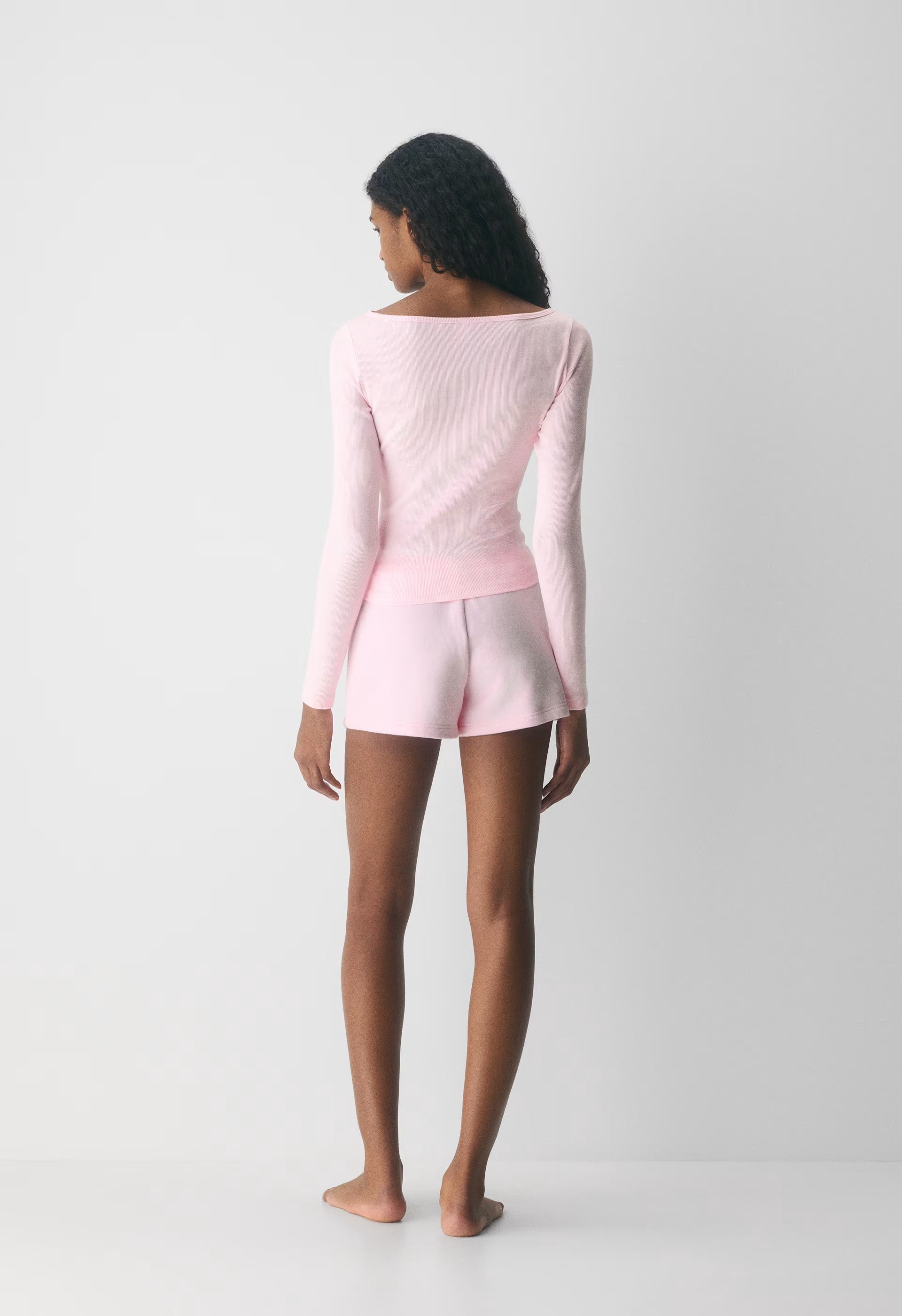 HomeStretch™ Rib Airwave Longsleeve - VILLA PINK