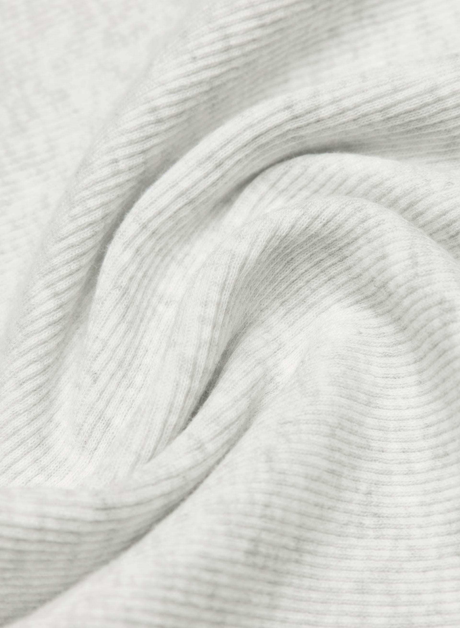 HomeStretch™ Rib Frequency Waist Tank - HEATHER CLOUD WHITE