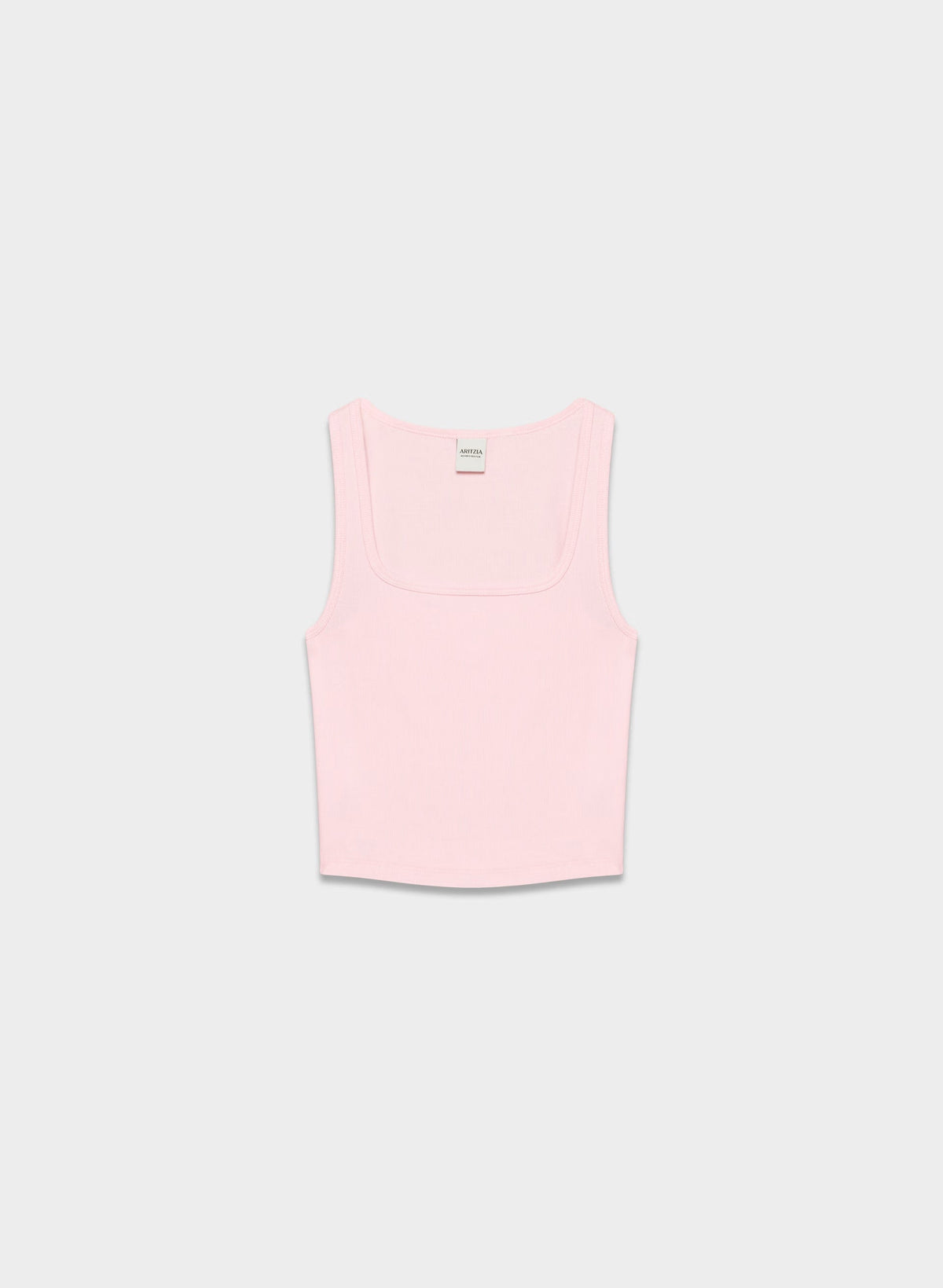 HomeStretch™ Rib Frequency Waist Tank - VILLA PINK