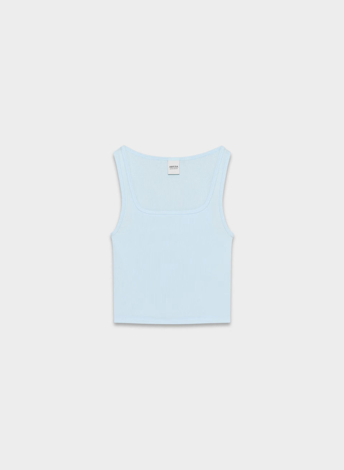HomeStretch™ Rib Frequency Waist Tank - VILLA BLUE