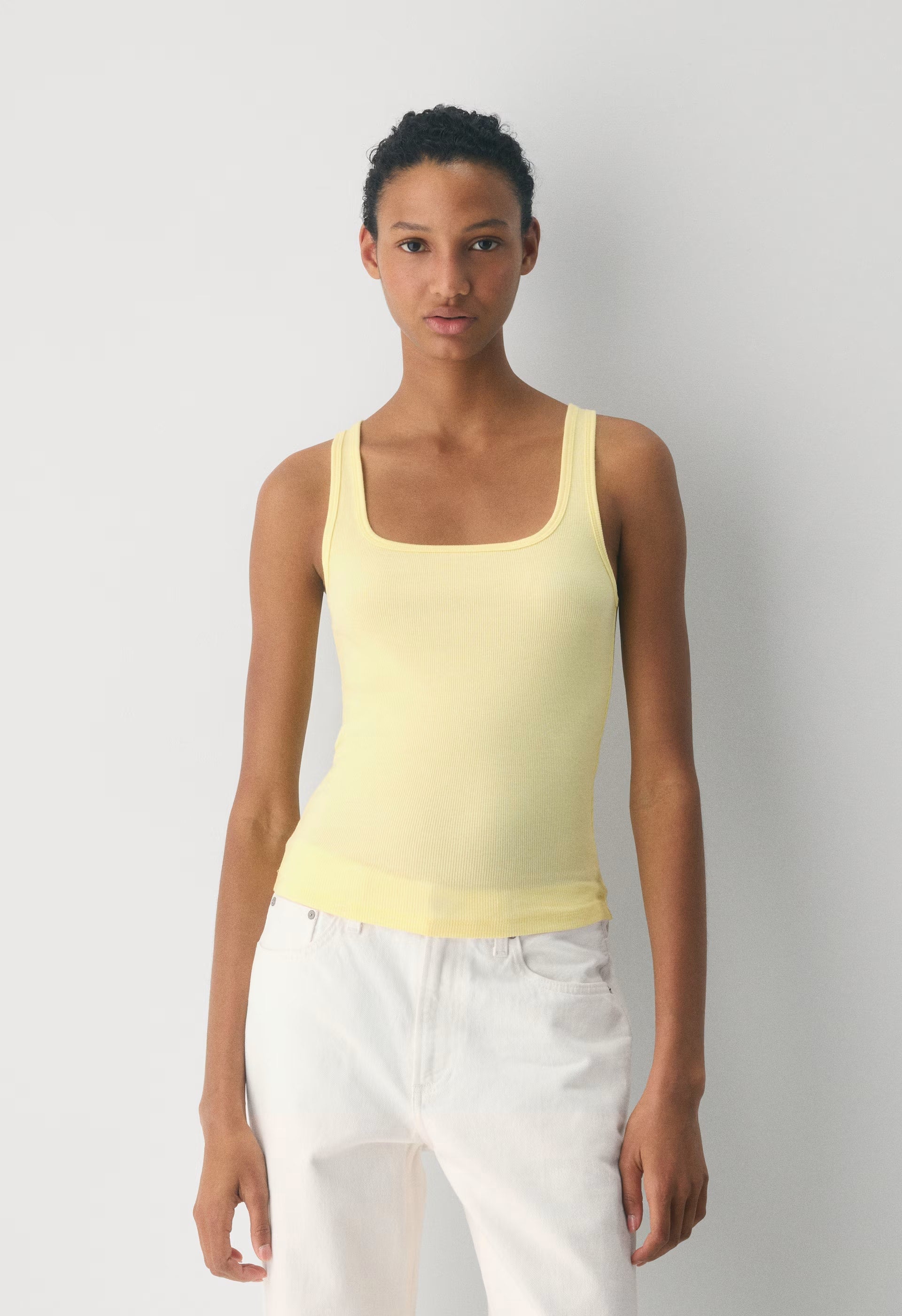 HomeStretch™ Rib Frequency Tank - LEMONADE