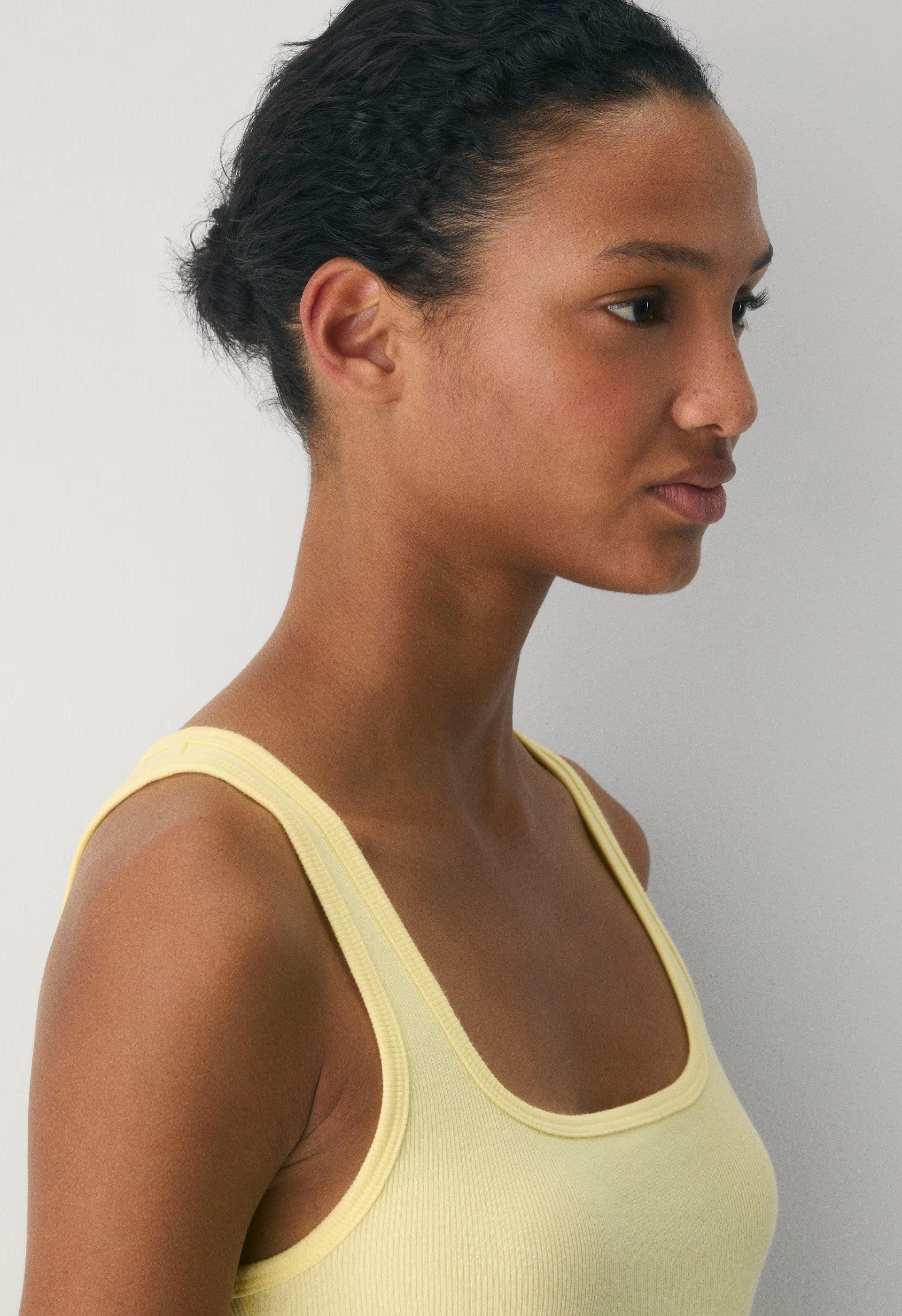 HomeStretch™ Rib Frequency Tank - LEMONADE