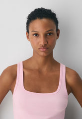 HomeStretch™ Rib Frequency Tank - MILKSHAKE PINK