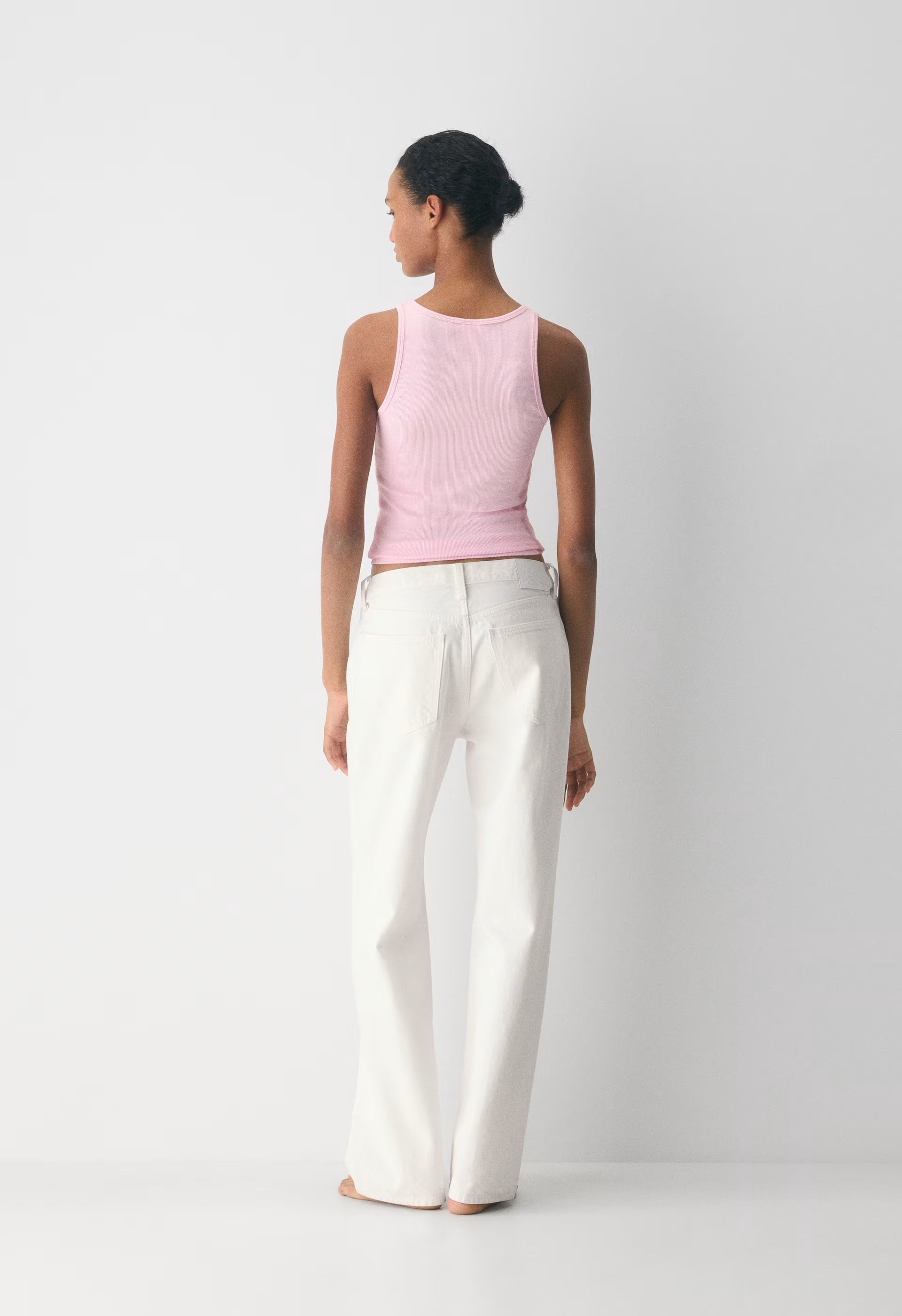 HomeStretch™ Rib Frequency Tank - MILKSHAKE PINK