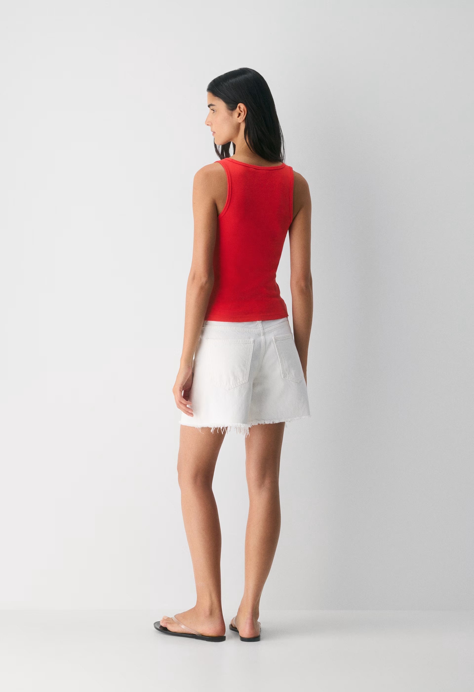 HomeStretch™ Rib Frequency Tank - CHERRYBOMB RED
