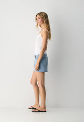 HomeStretch™ Rib Minded Cami Tank - WHITE
