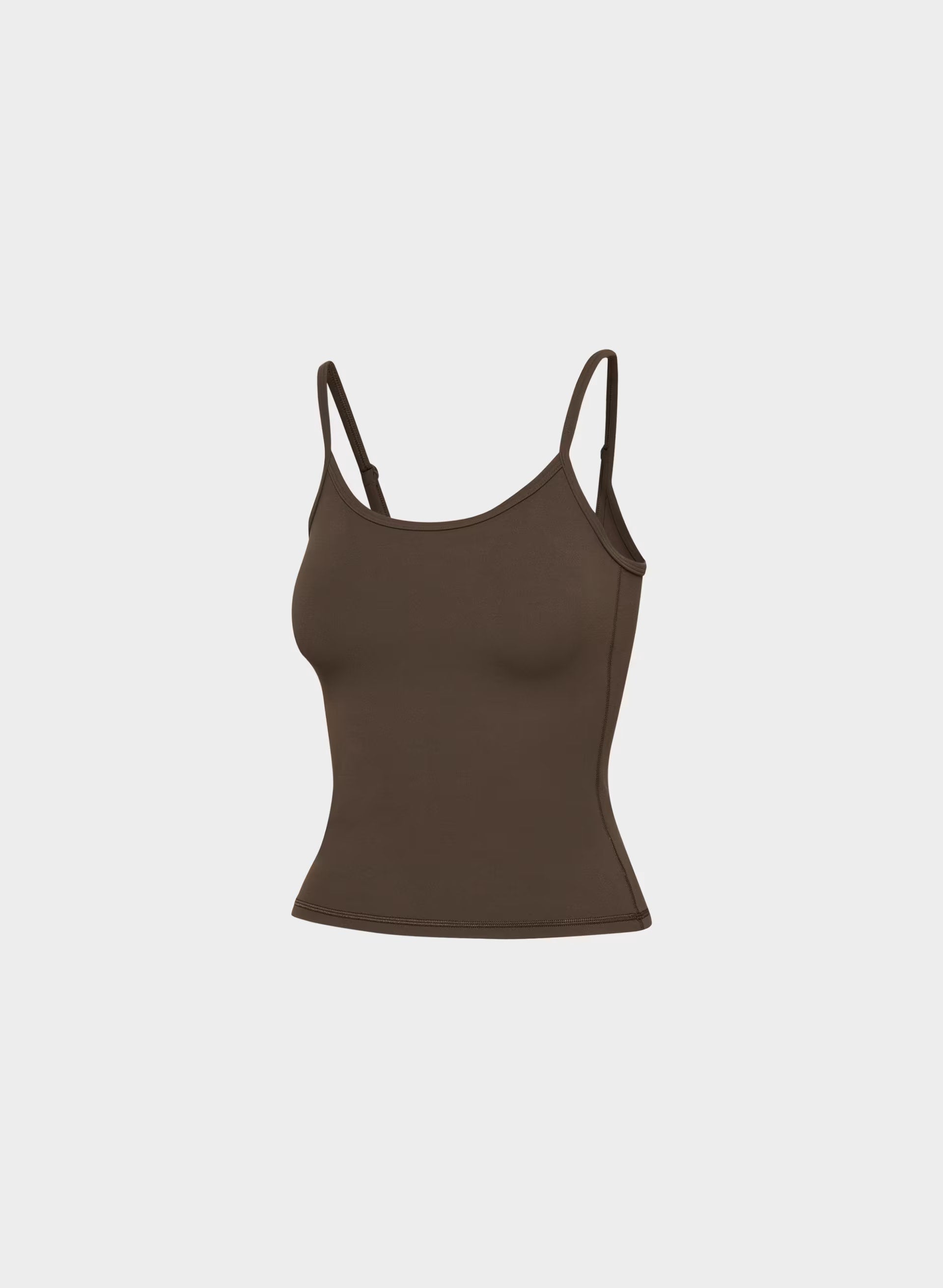 BUTTER Essential Cami Tank - RICH MOCHA BROWN