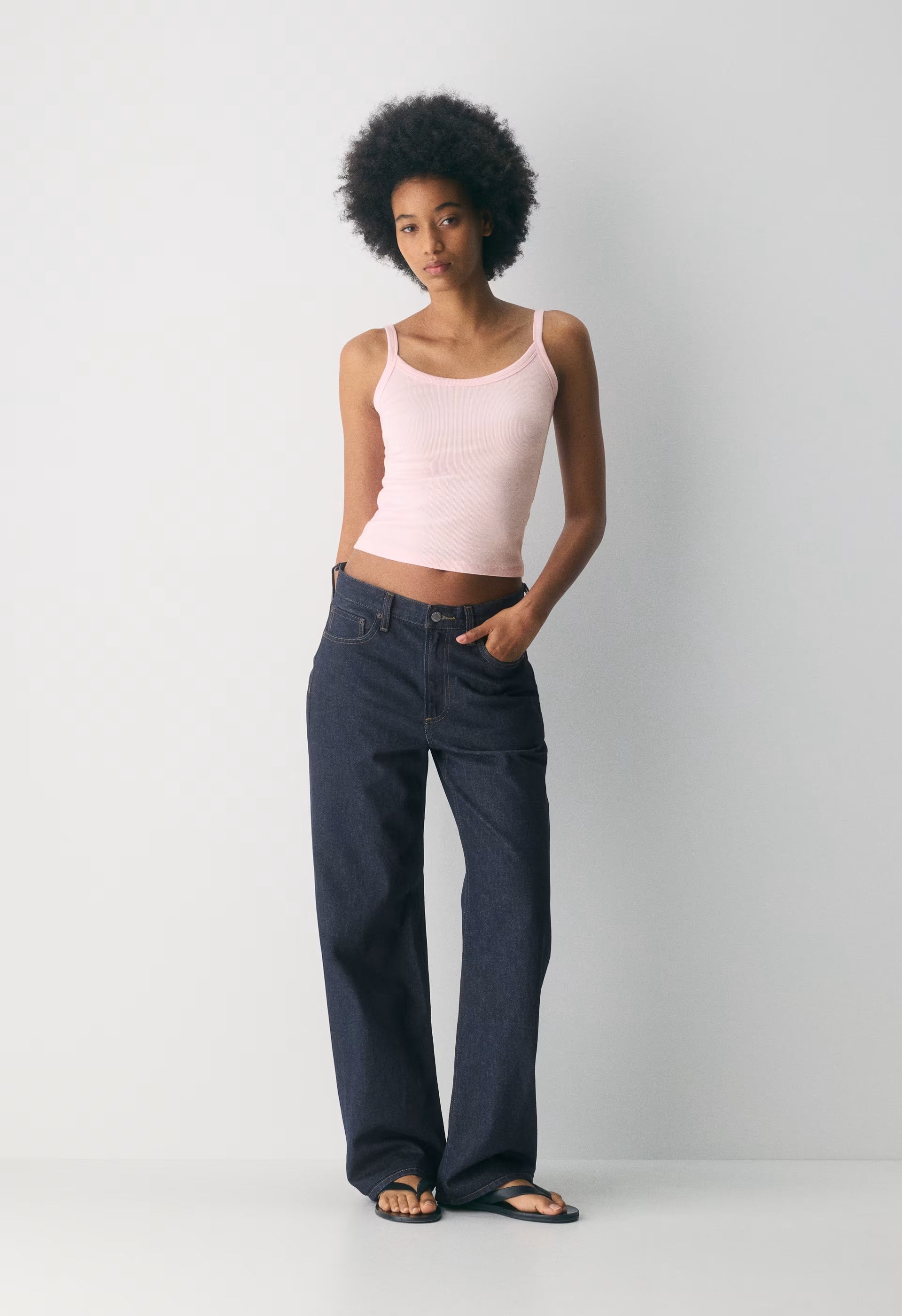 HomeStretch™ Rib Spectrum Cami Tank - VILLA PINK
