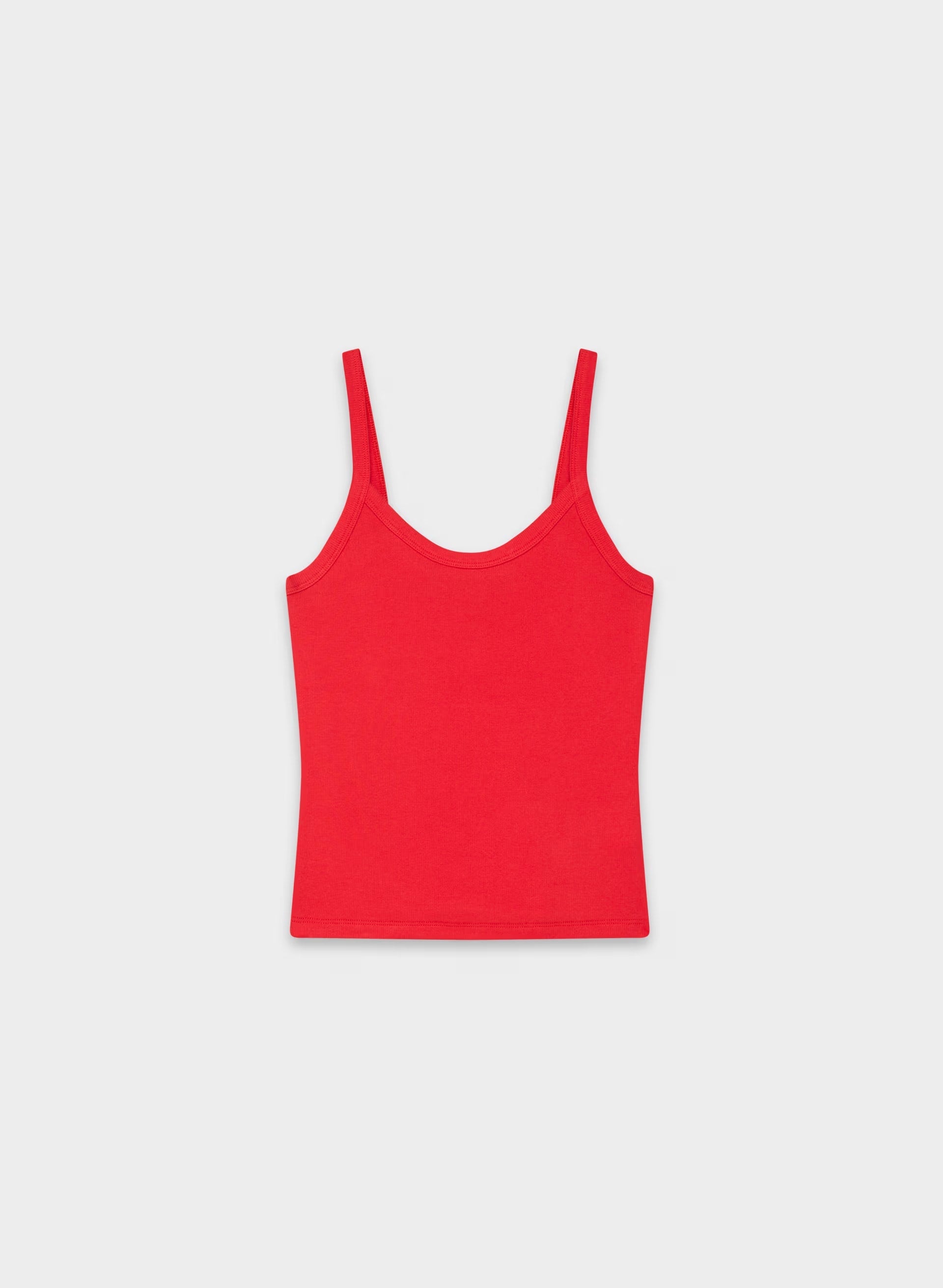 HomeStretch™ Rib Spectrum Cami Tank - CHERRYBOMB RED