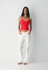 HomeStretch™ Rib Spectrum Cami Tank - CHERRYBOMB RED