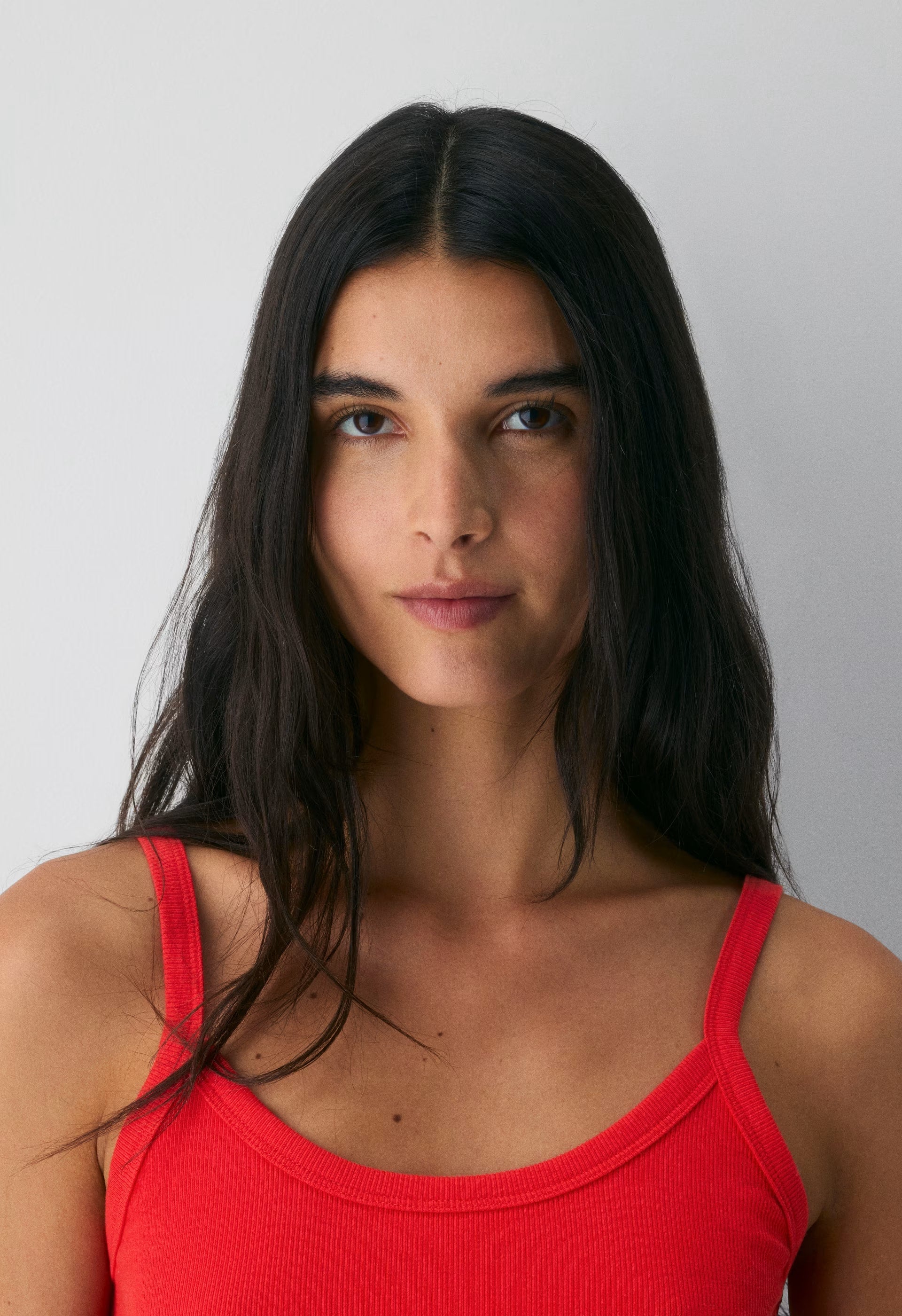 HomeStretch™ Rib Spectrum Cami Tank - CHERRYBOMB RED