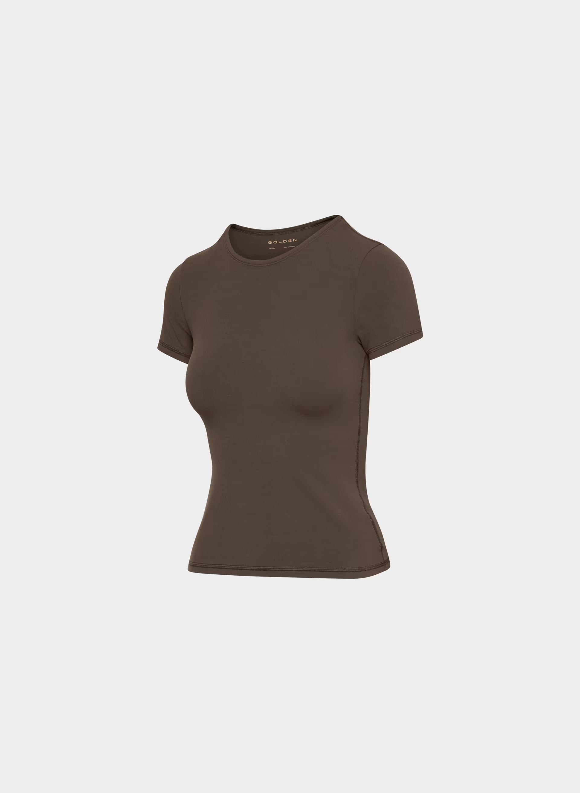 BUTTER Essential T-Shirt - RICH MOCHA BROWN