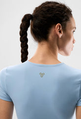 BUTTER Essential T-Shirt - RIPPLE BLUE
