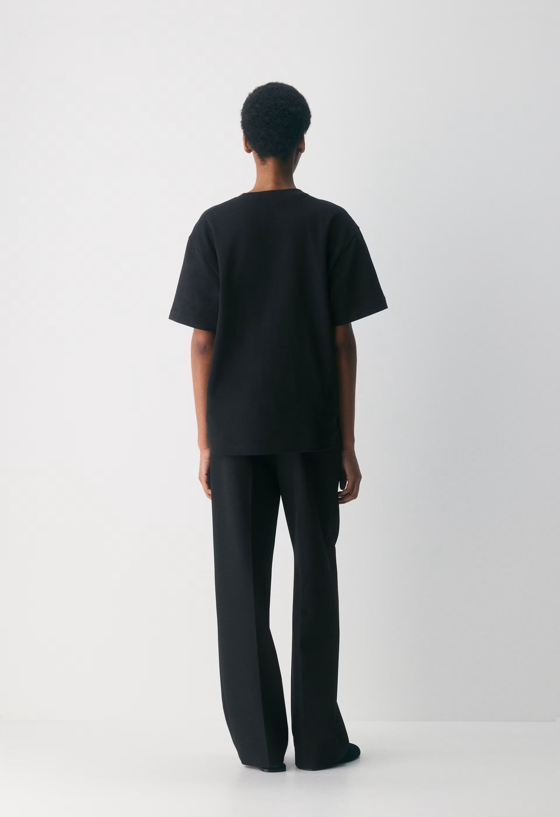 InterLock Cotton Pegasus T-Shirt - BLACK