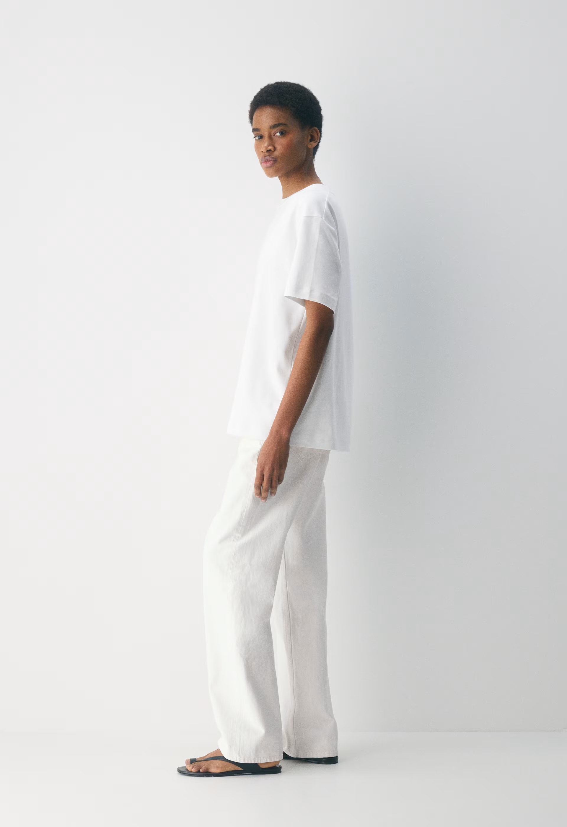InterLock Cotton Pegasus T-Shirt - WHITE