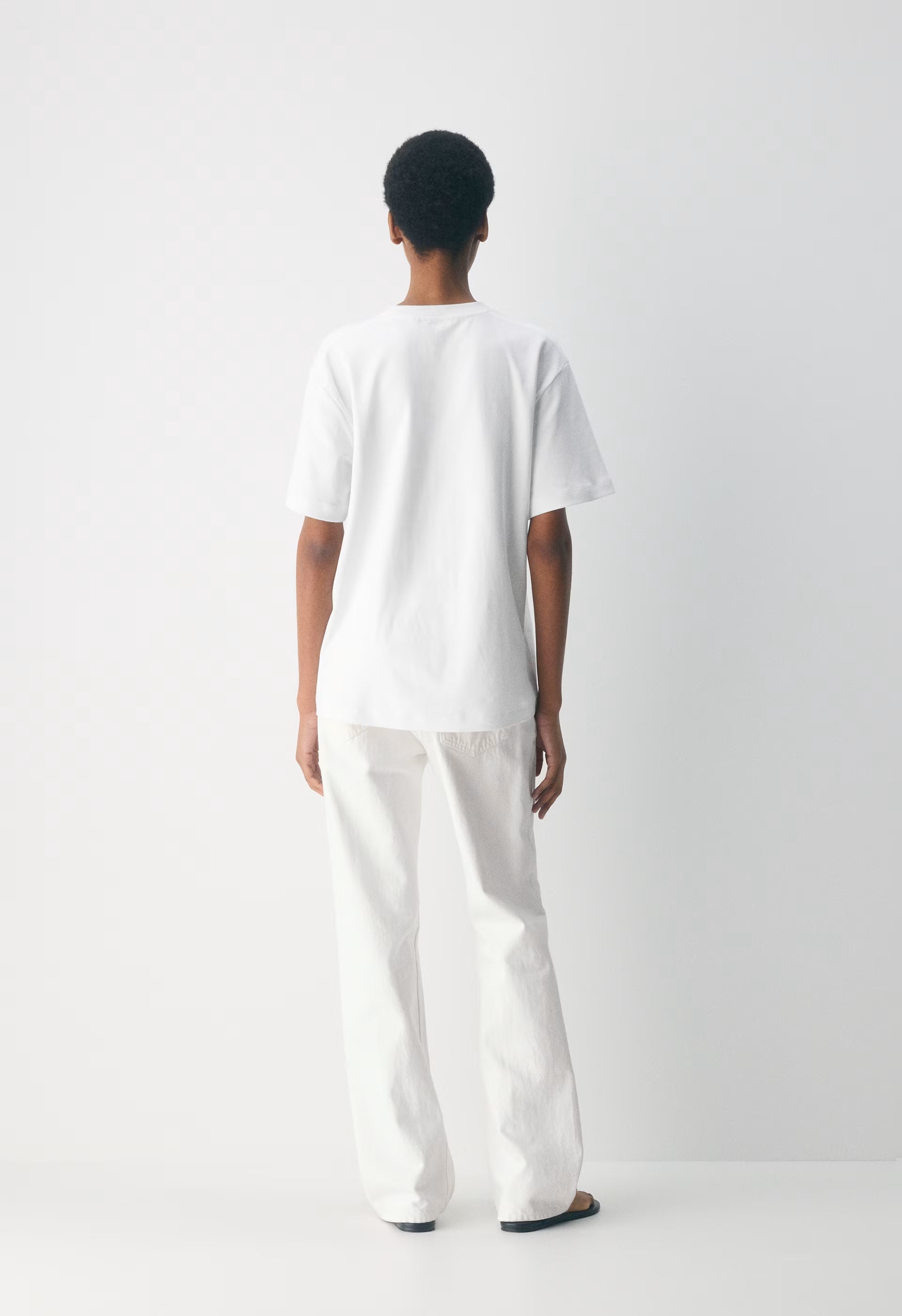 InterLock Cotton Pegasus T-Shirt - WHITE
