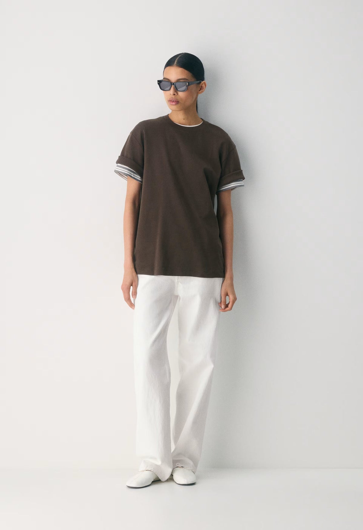 InterLock Cotton Pegasus T-Shirt - RICH MOCHA BROWN