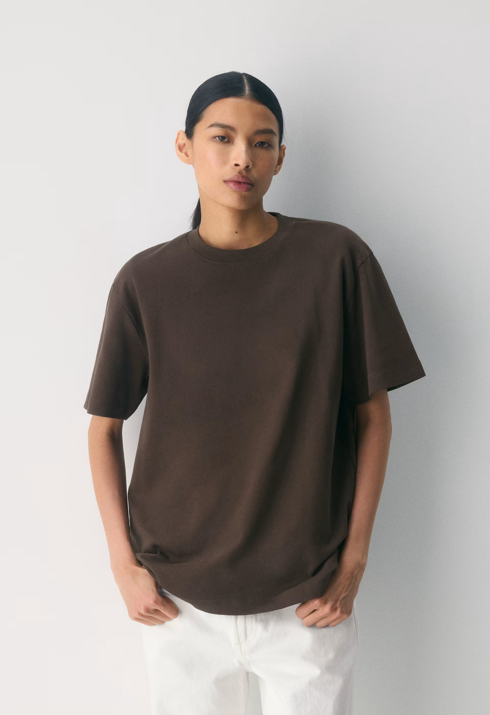 InterLock Cotton Pegasus T-Shirt - RICH MOCHA BROWN