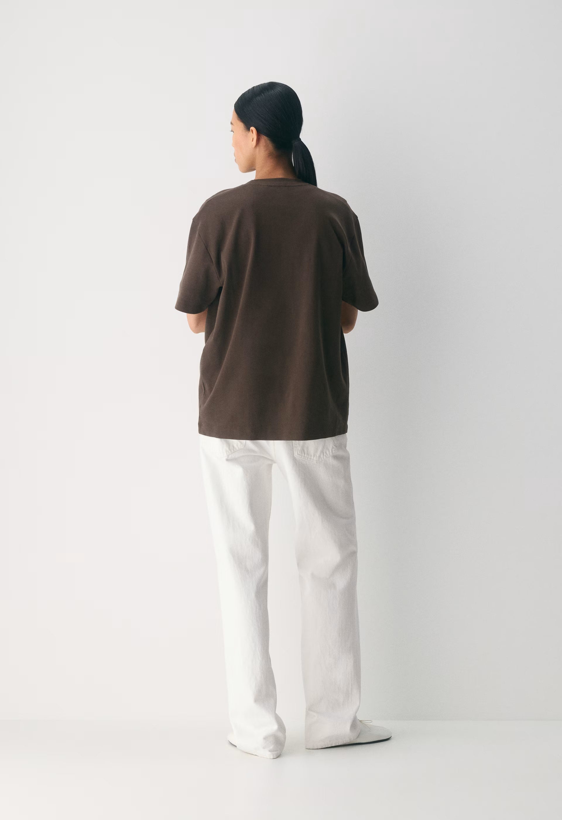 InterLock Cotton Pegasus T-Shirt - RICH MOCHA BROWN