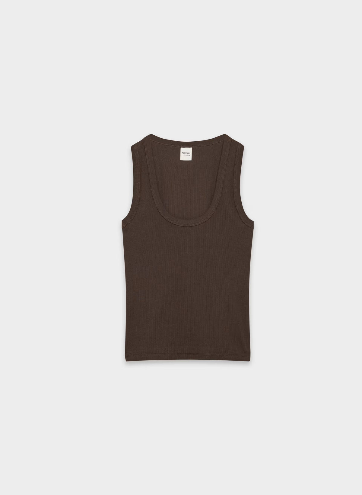 HomeStretch™ Rib Vinyl Tank - RICH MOCHA BROWN