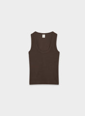 HomeStretch™ Rib Vinyl Tank - RICH MOCHA BROWN