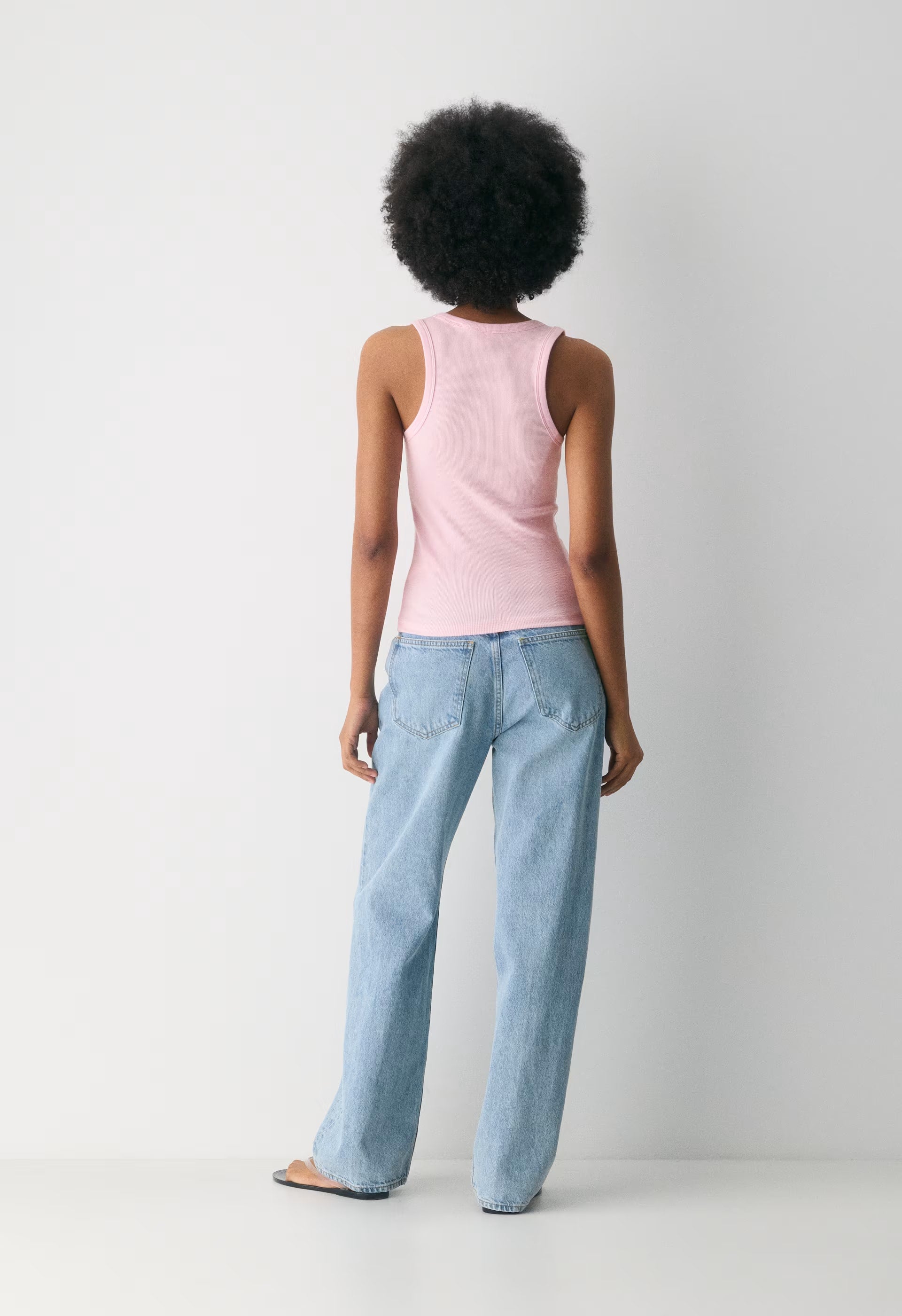 HomeStretch™ Rib Vinyl Tank - MILKSHAKE PINK