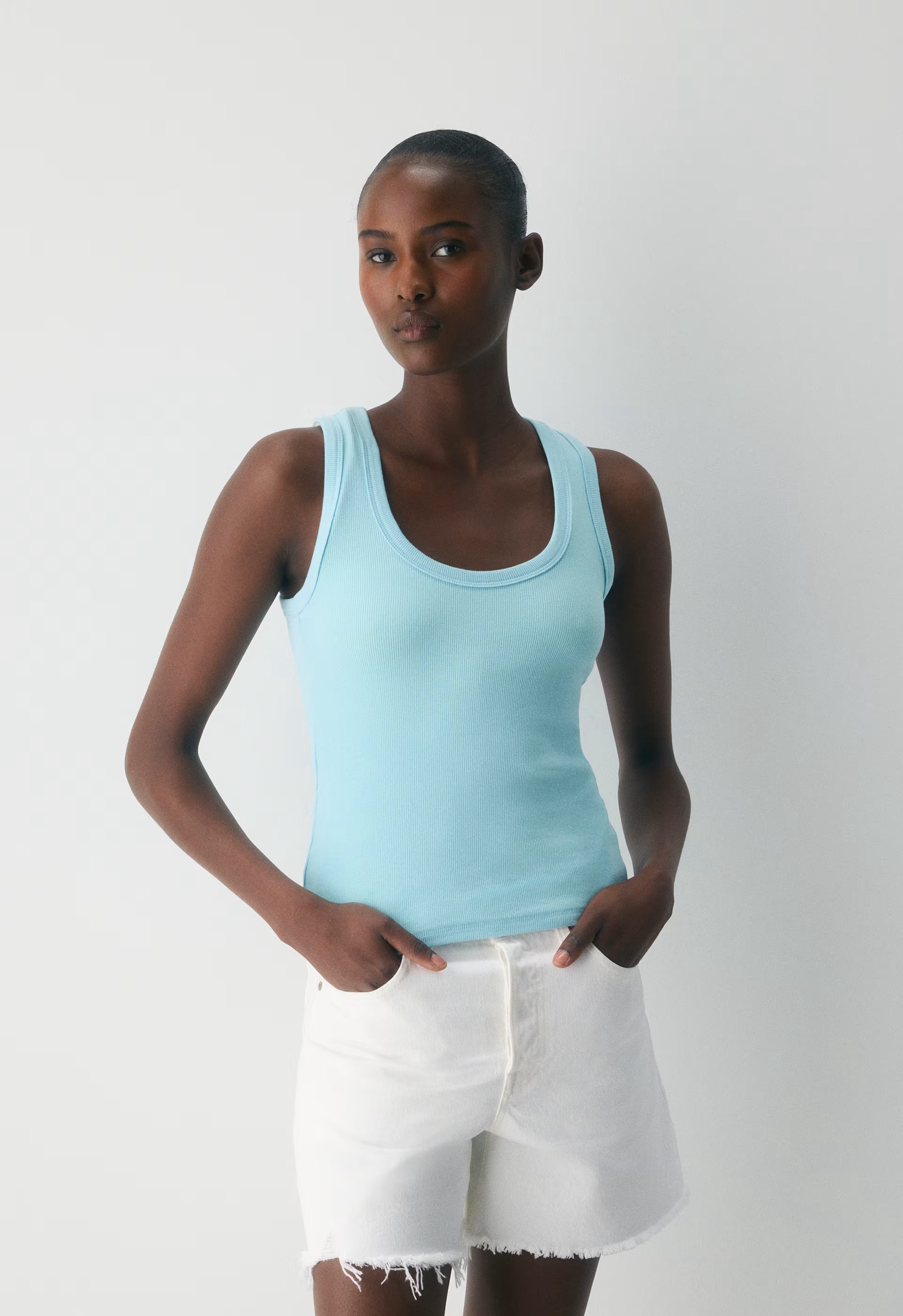 HomeStretch™ Rib Vinyl Tank - PANORAMA BLUE