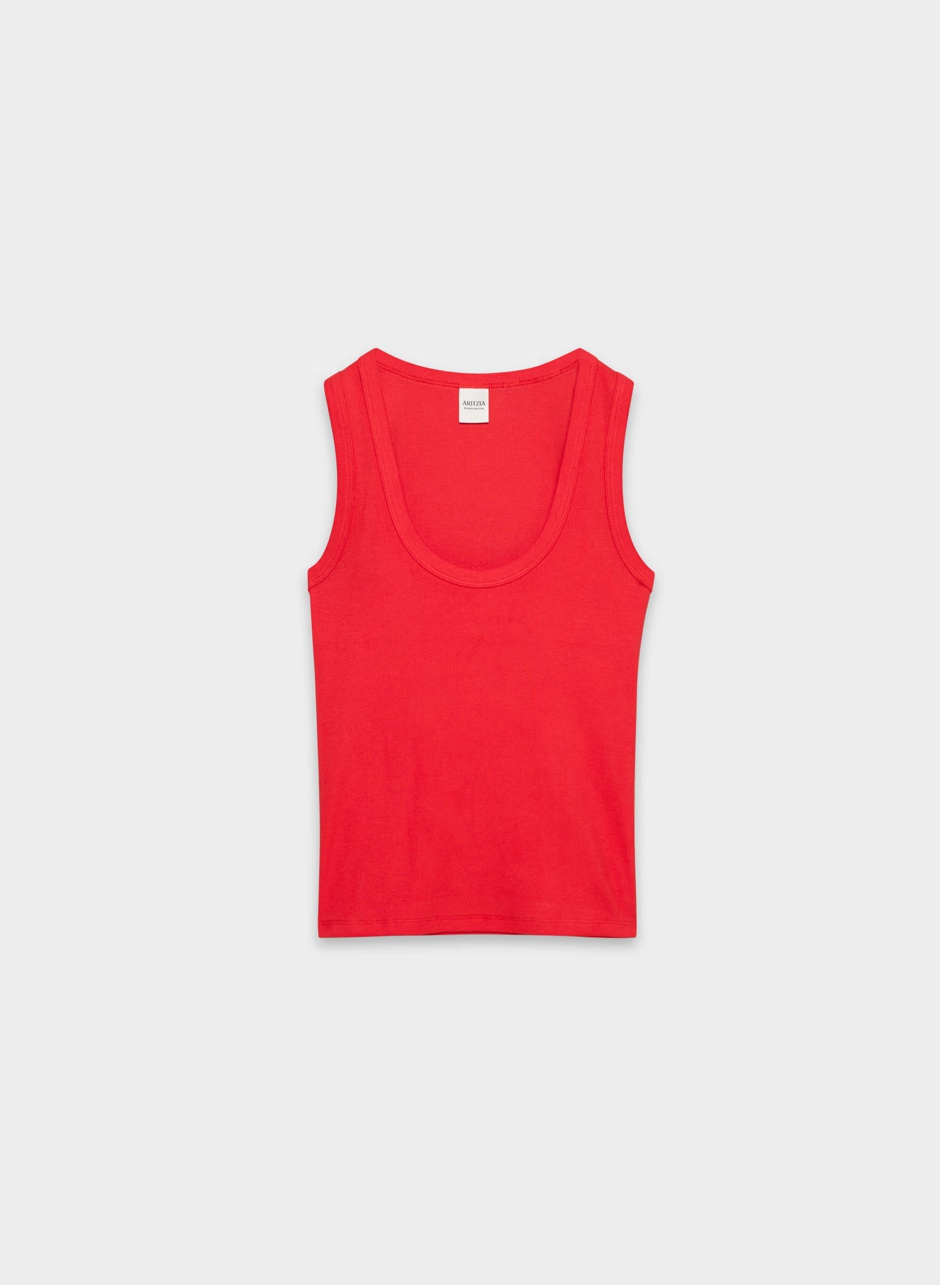 HomeStretch™ Rib Vinyl Tank - CHERRYBOMB RED