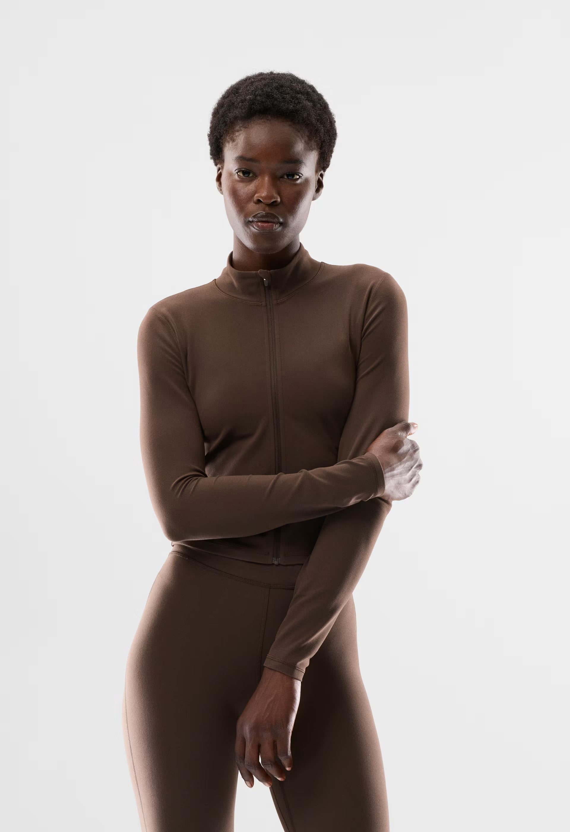 BUTTER Limit Zip-Up - RICH MOCHA BROWN