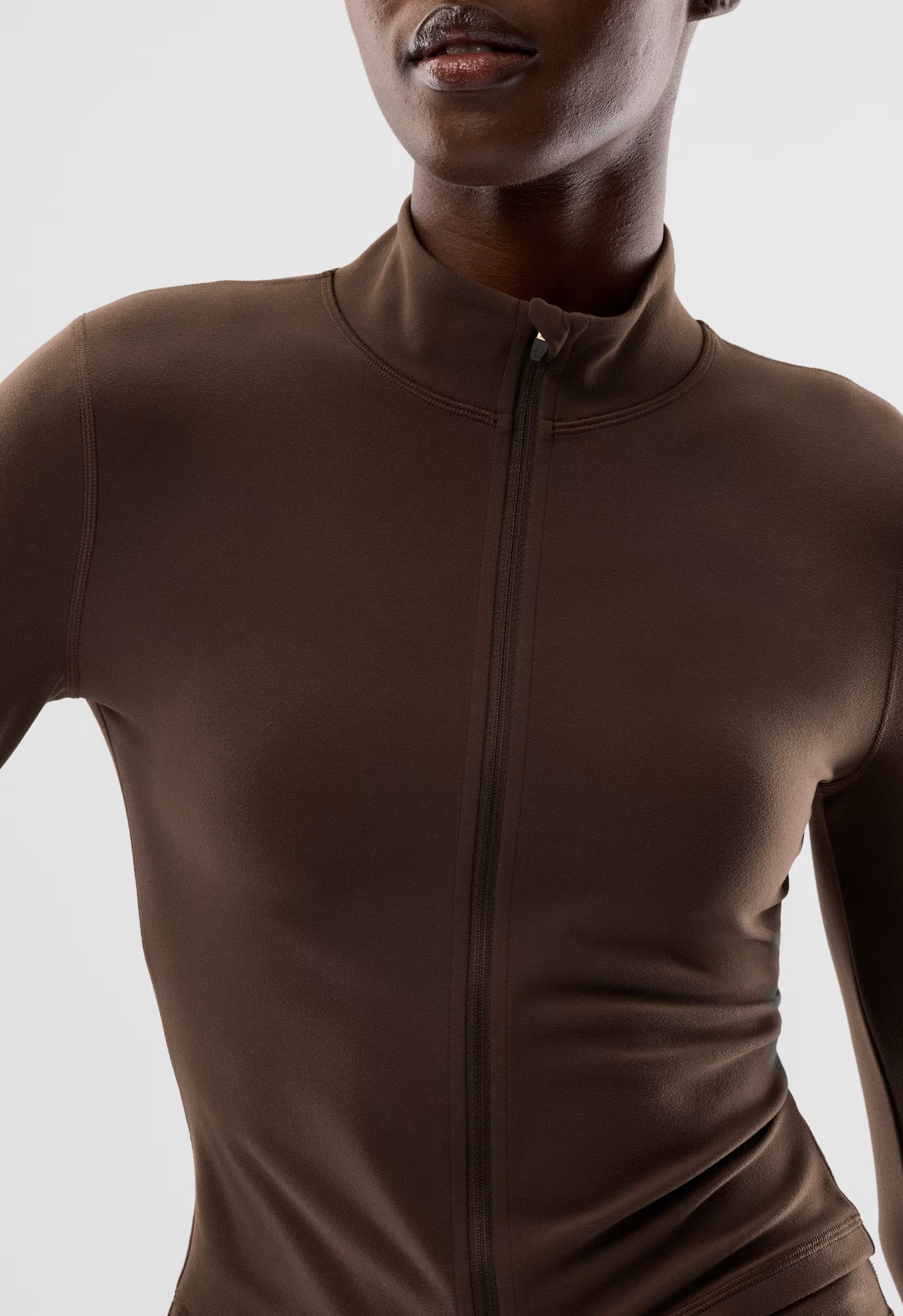 BUTTER Limit Zip-Up - RICH MOCHA BROWN