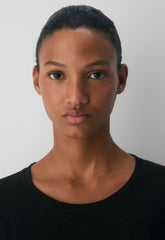 Loom Linen Quay T-Shirt - BLACK