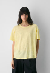 Loom Linen Quay T-Shirt - LEMONADE