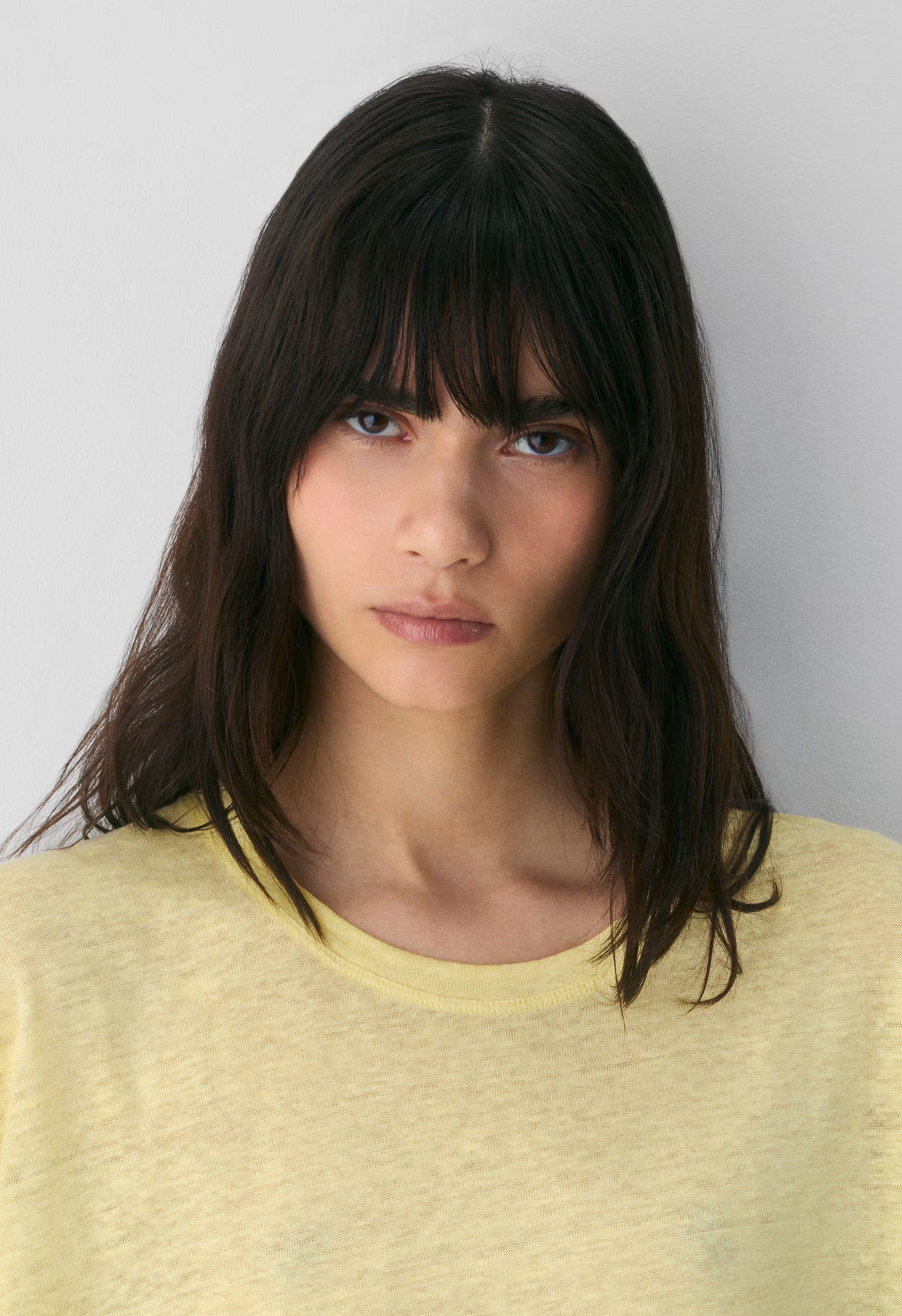 Loom Linen Quay T-Shirt - LEMONADE