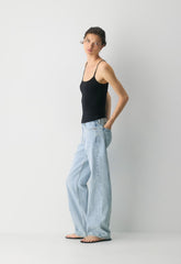 HomeStretch™ Rib Universal Cami Tank - BLACK