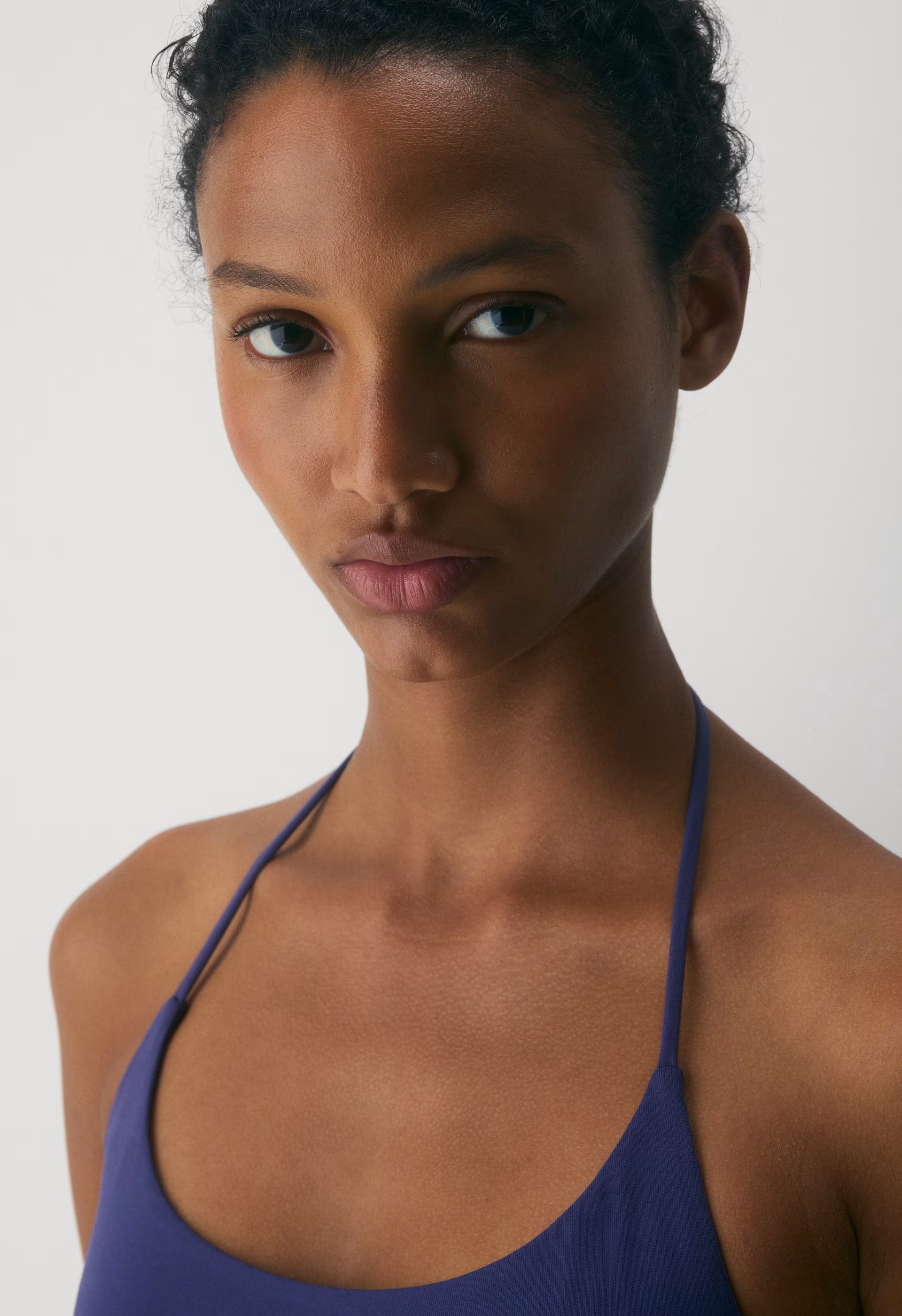 Original Contour Grace Halter Top - HARBOUR NAVY