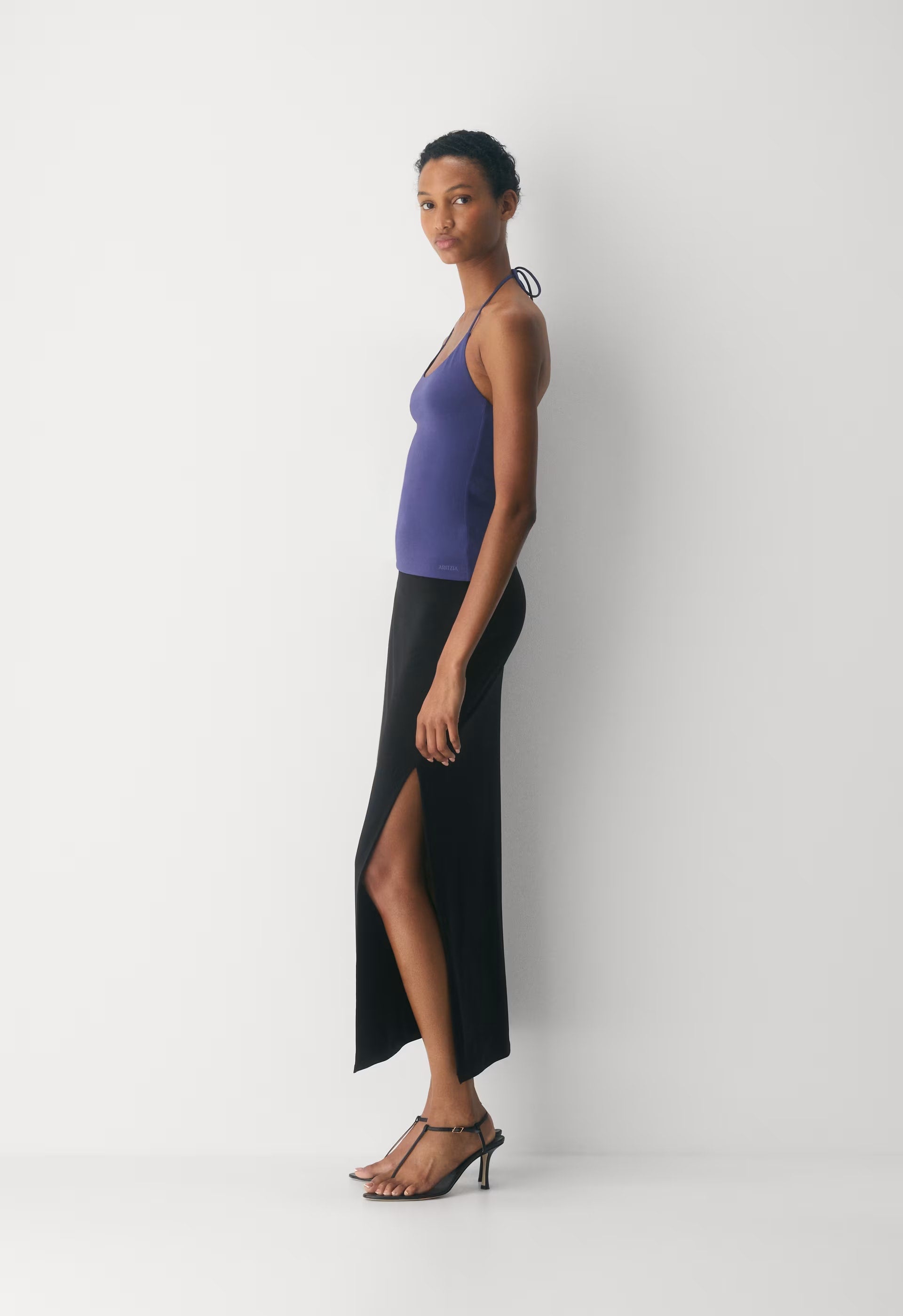 Original Contour Grace Halter Top - HARBOUR NAVY