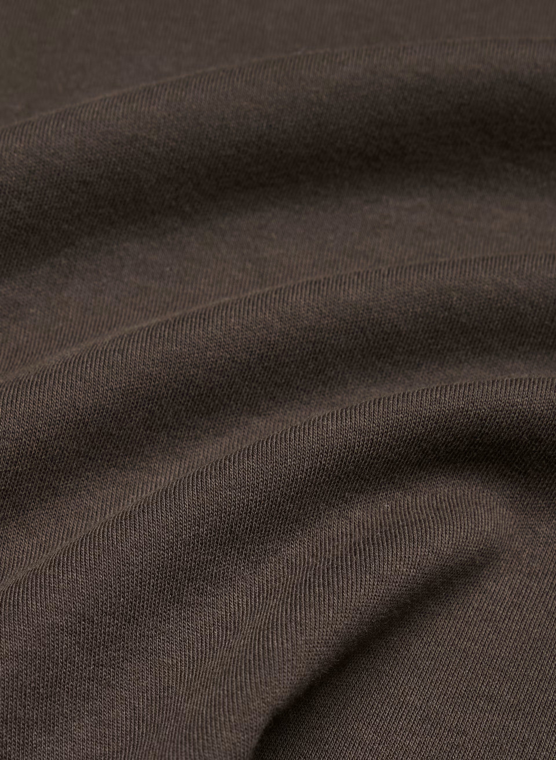 InterLock Cotton Script Top - RICH MOCHA BROWN
