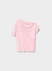 InterLock Cotton Script Top - MILKSHAKE PINK