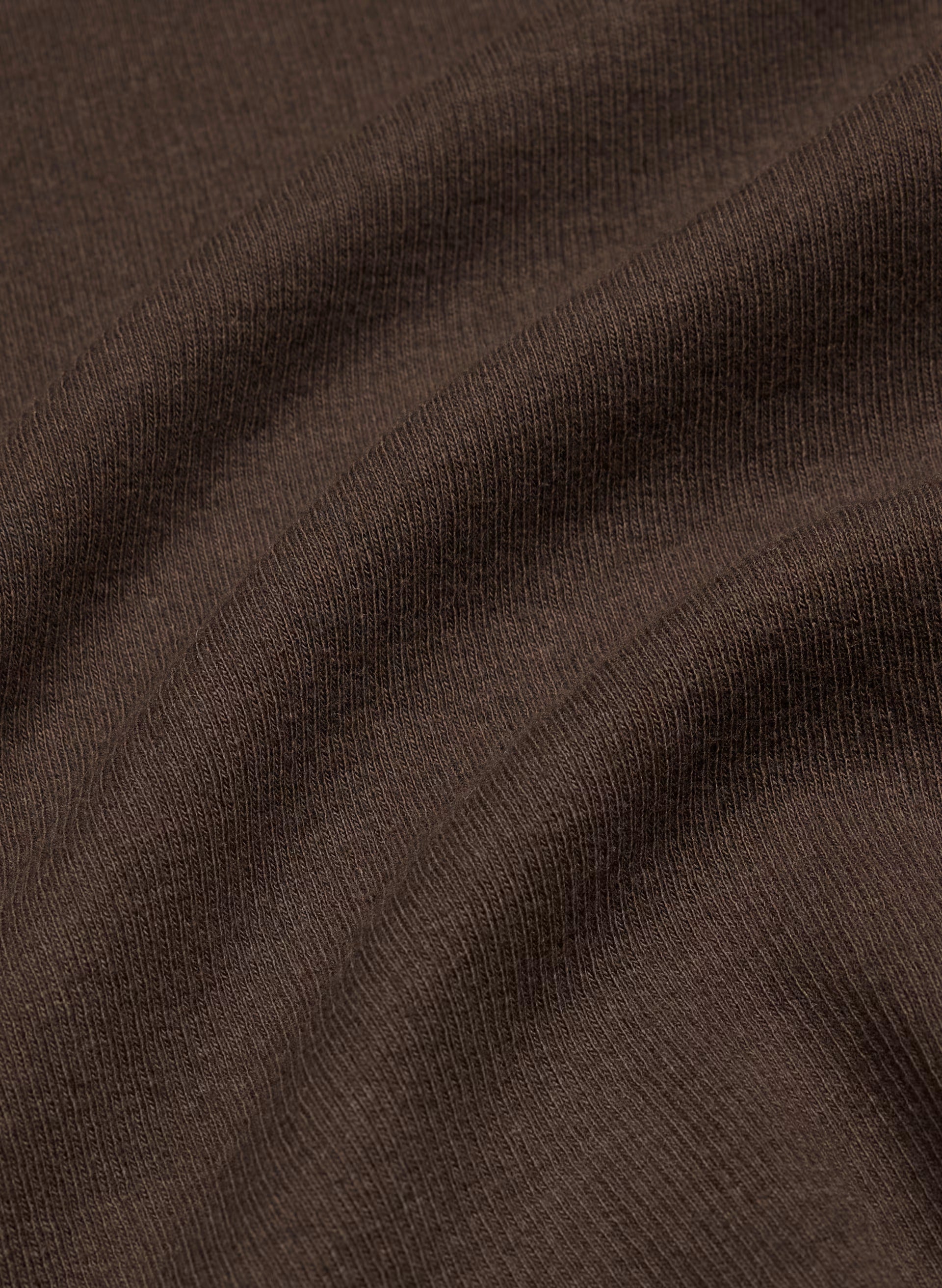 HomeStretch™ Rib Syncopation Longsleeve - RICH MOCHA BROWN