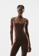 BUTTER Agility Sports Tank - RICH MOCHA BROWN