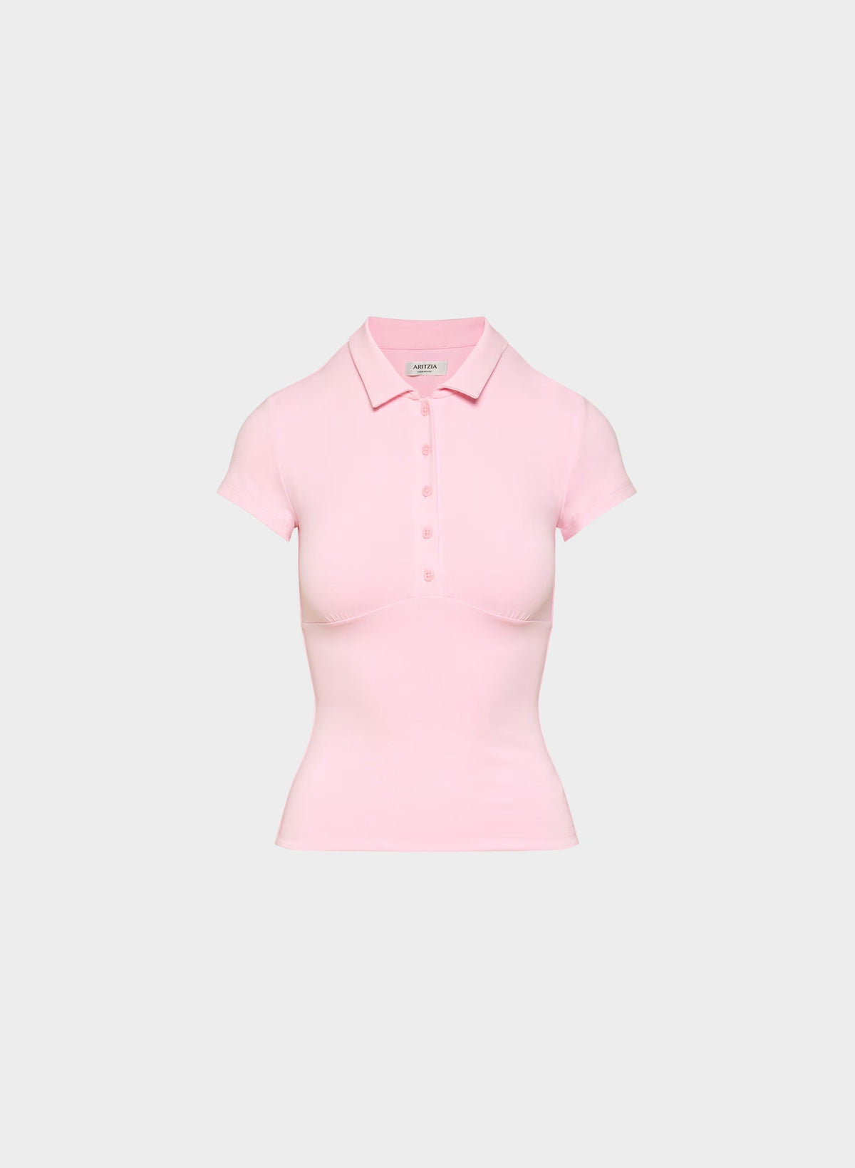 Original Contour Flyer Polo T-Shirt - MILKSHAKE PINK