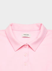 Original Contour Flyer Polo T-Shirt - MILKSHAKE PINK