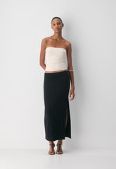 Casual Contour Hi-Hip Tube Top - HEATHER LIGHT OATMEAL
