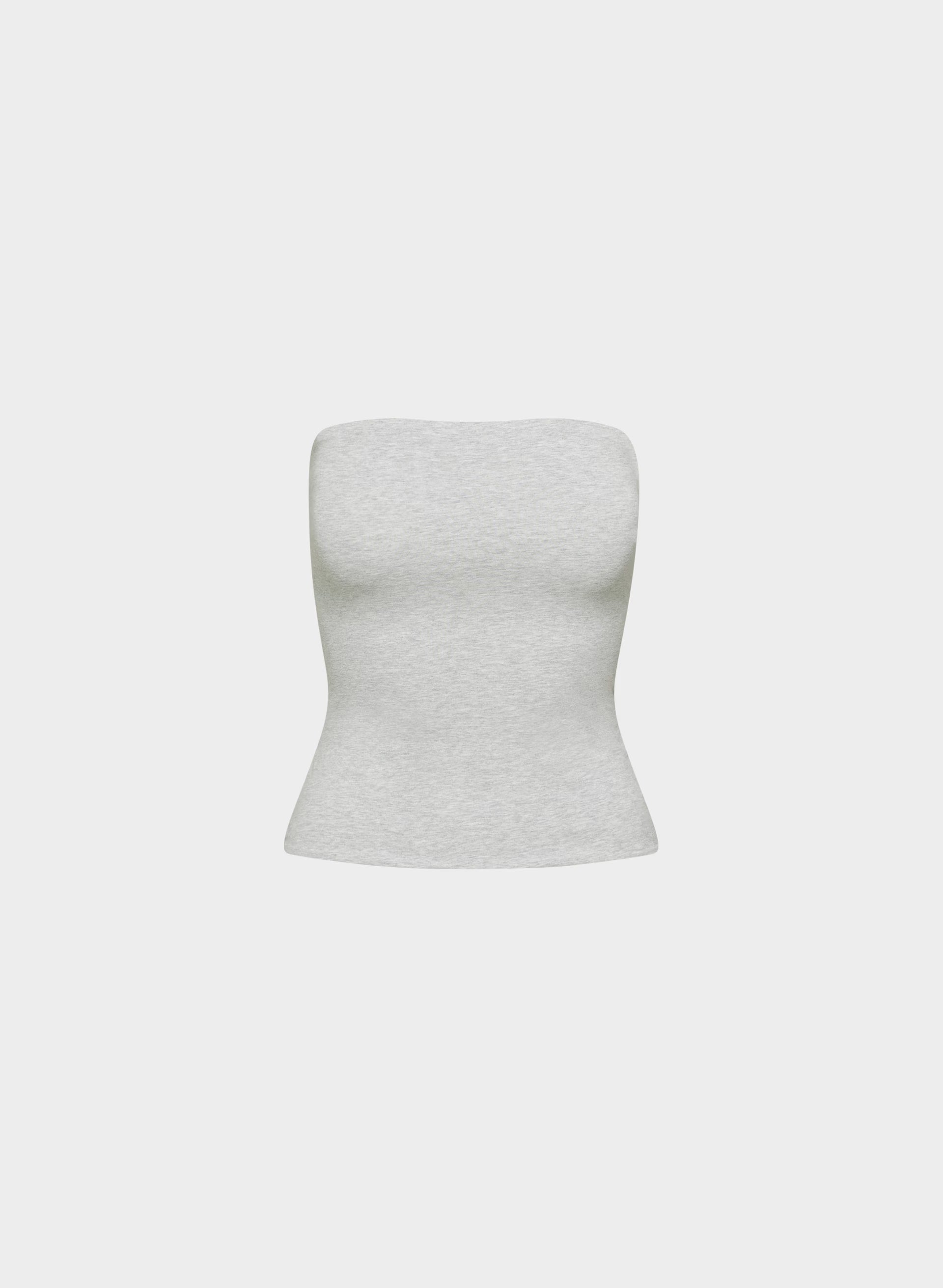 Casual Contour Hi-Hip Tube Top - HEATHER CHROME
