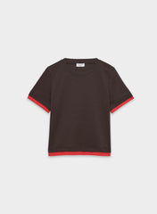 InterLock Cotton Function T-Shirt - R M BRWN/CHRRYBOMB RED
